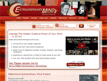 Tablet Screenshot of extraordinarymind.com.au